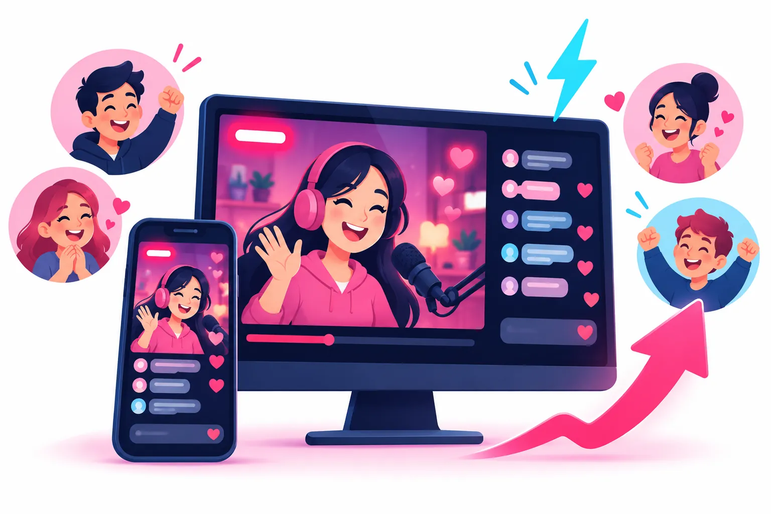 Comprar Seguidores de Kick en FameViral